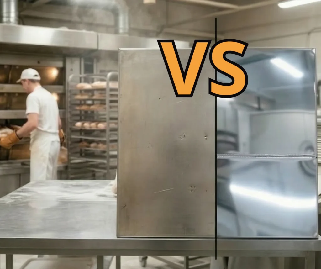 Stainless steel vs. Alusteel (aluminum steel) – what will really survive in your bakery?