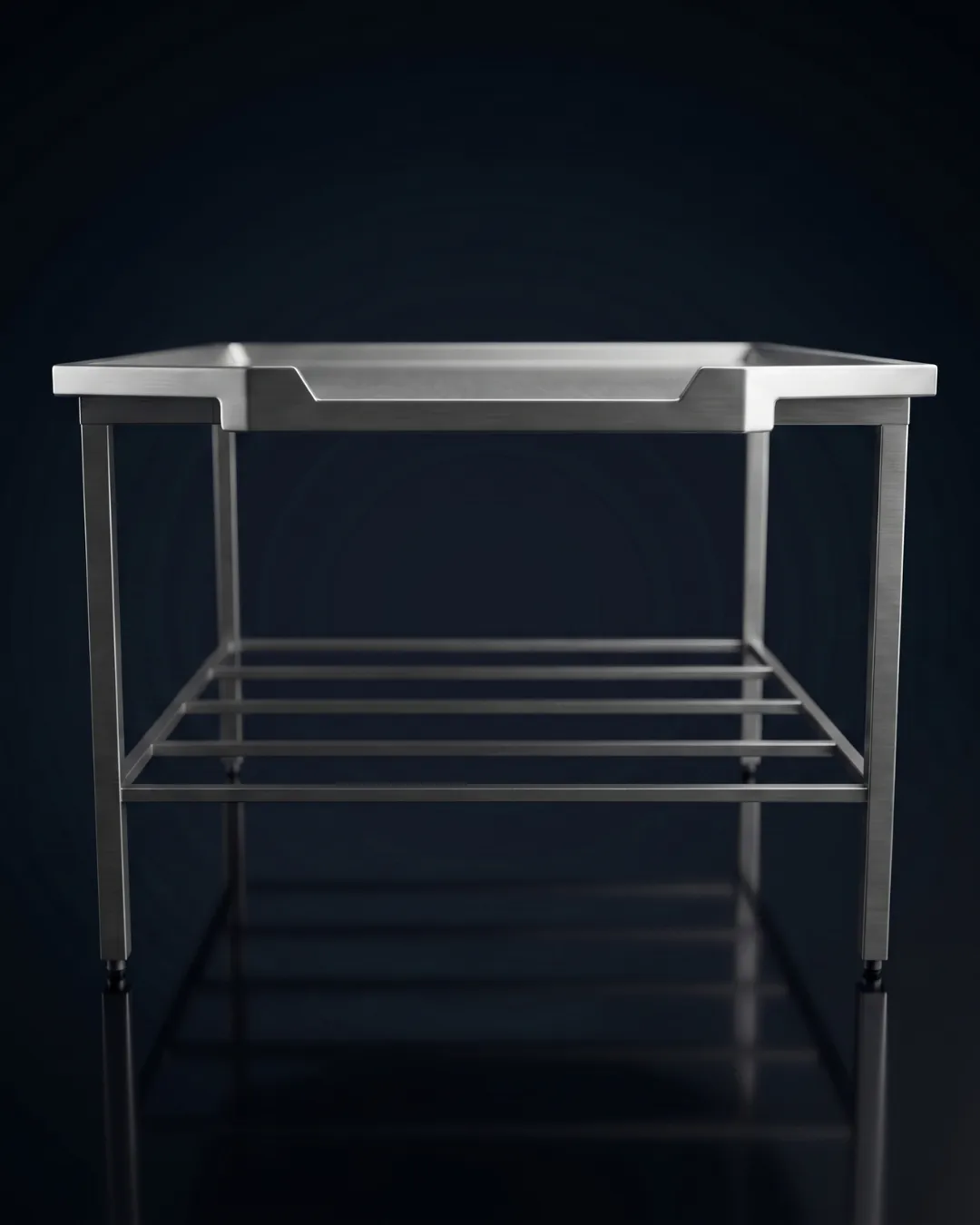 Heavy-duty TRACZ stuff machine table – front view