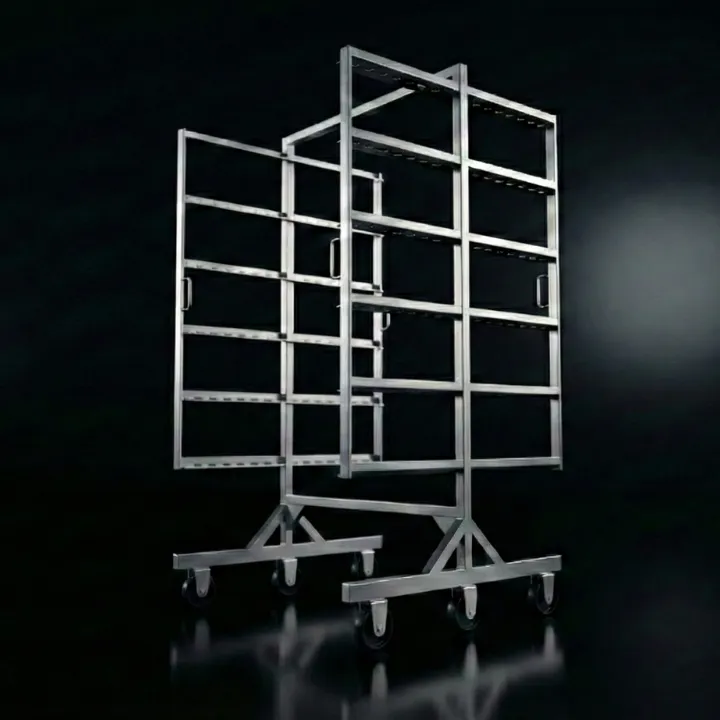 Wózek wędzarniczy typ H ze stali nierdzewnej – producent PPHU Tracz.